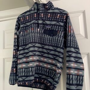 Women’s Patagonia Synchilla Snap T Fleece pullover. Size XS. Blue/teal